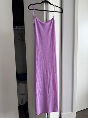 Fashion Nova Lavender Slip Maxi Dress